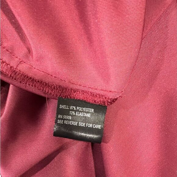 GIANNI BINI Leighton Wrap Dress in Merlot - Picture 7 of 9